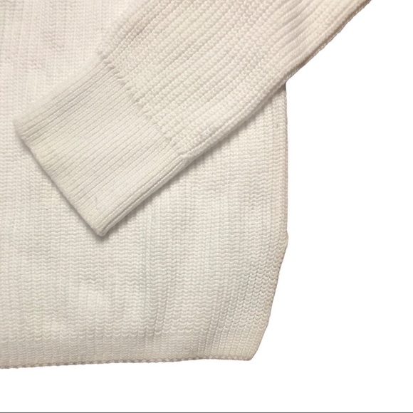 Rag & Bone Dana Cold Shoulder White Sweater Size Pre-Loved - Picture 8 of 15